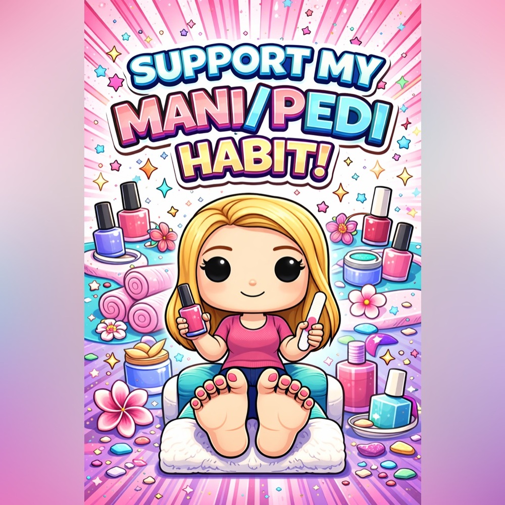 Support my mani/pedi habit!  We all want to feel pretty it’s just so expensive!